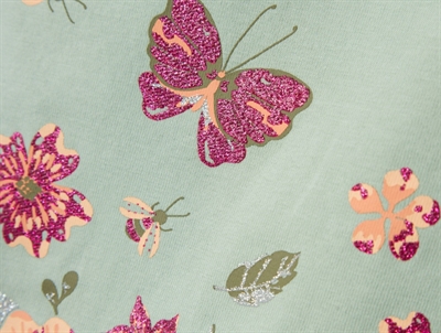 Name It silt green butterfly top