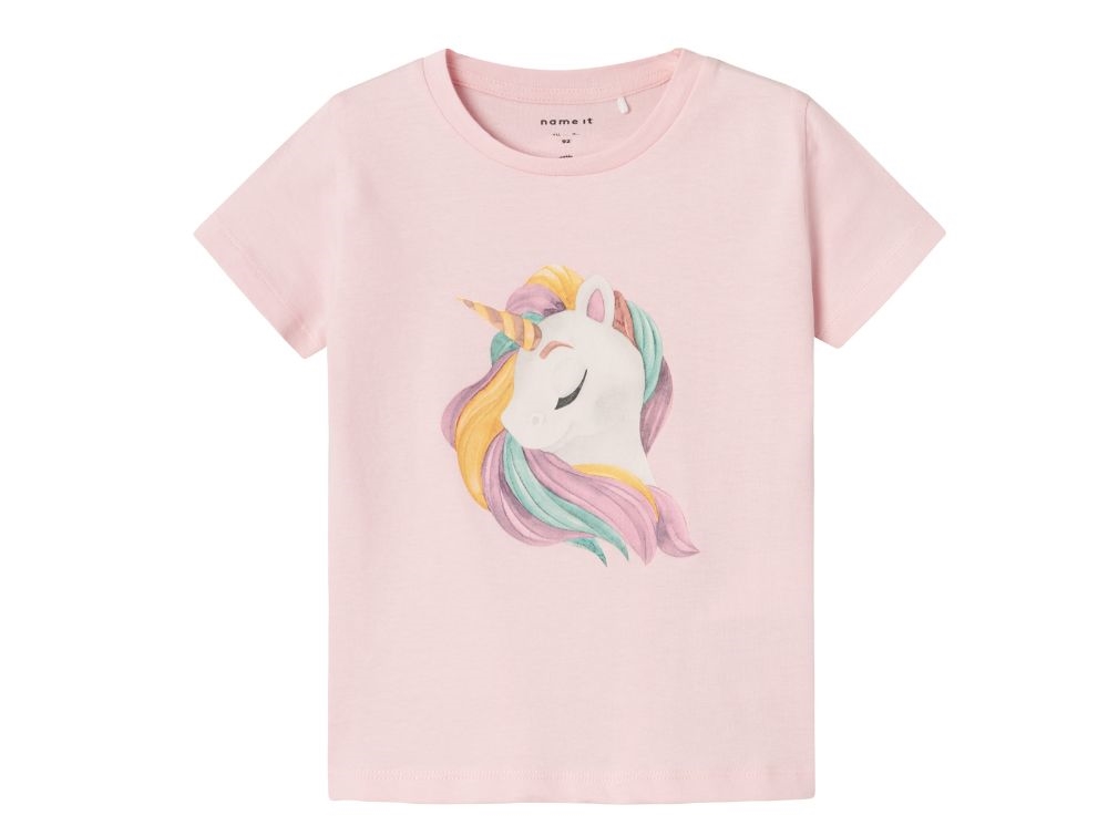 Name It Parfait Pink Unicorn Top