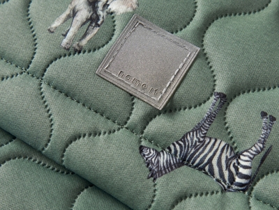 Name It quiltet termosæt laurel wreath med dyreprint
