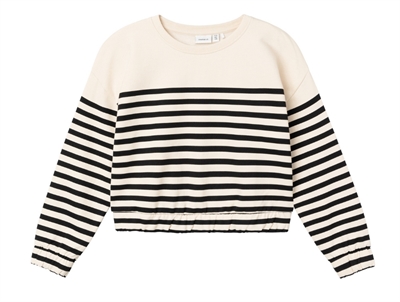 Name It jet stream stribet short loose sweatshirt