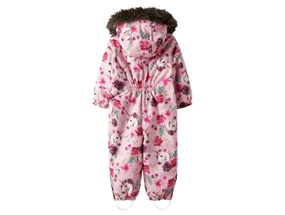 Name It flyverdragt parfait pink med unicorn print bagside