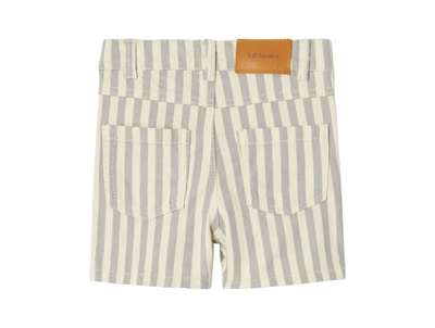 Lil Atelier limestone coconut milk twill shorts