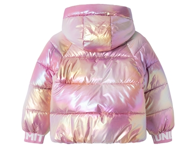 Name It moonlite mauve shiny puffer vinterjakke