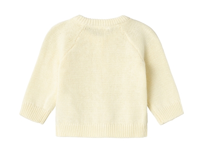 Lil Atelier lemon icing strikcardigan