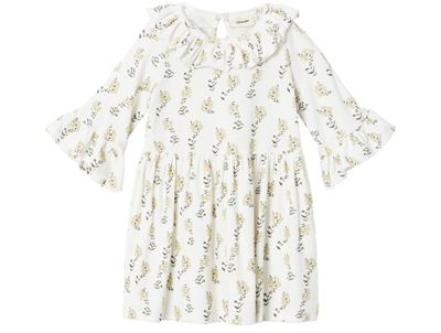 Lil Atelier coconut milk yellow blomstret kjole