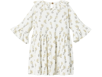 Lil Atelier coconut milk yellow blomstret kjole