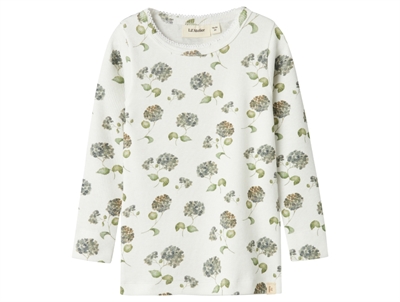 Lil Atelier coconut milk blue blomstret top