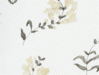 Lil Atelier coconut milk yellow blomstret top