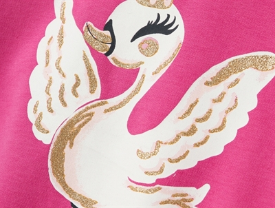 Name It raspberry rose/princess swan sweatshirt