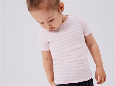 Name It parfait pink stribet top