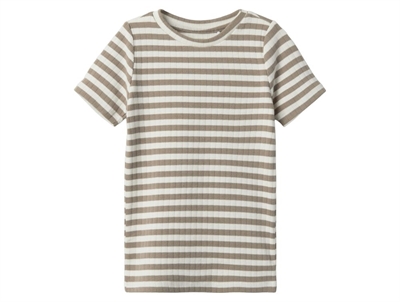 Name It mocha meringue stribet top