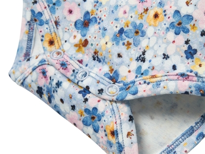 Name It chambray blue blomstret body