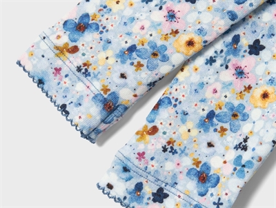 Name It chambray blue blomstret legging