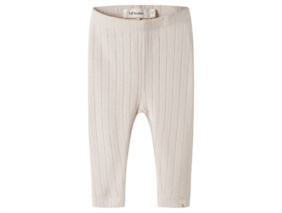 Lil' Atelier leggings sheer bliss med hulmønster