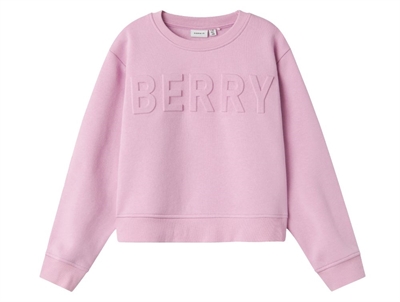 Name It pastel lavender short loose sweatshirt