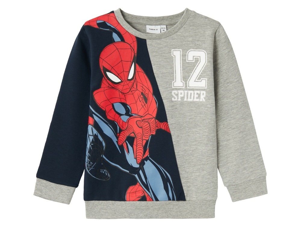 Name It Dark Sapphire Spiderman Sweatshirt - Str. 2y 92cm
