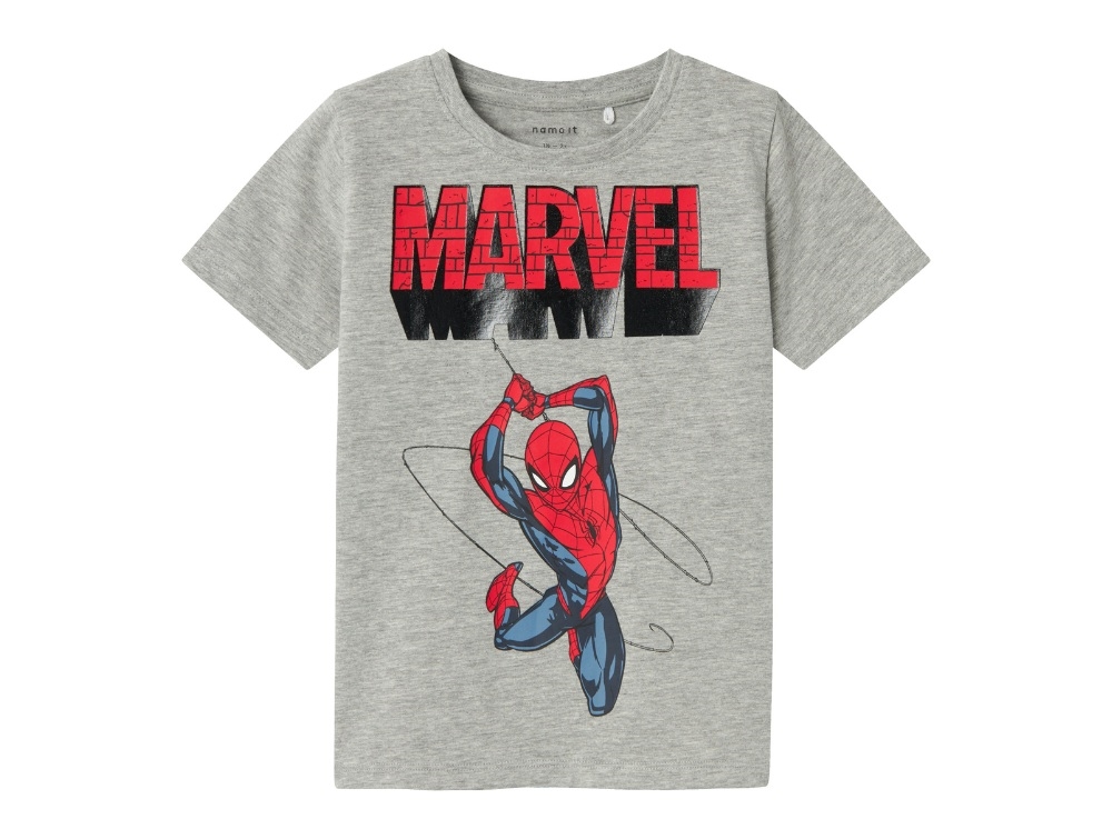 Name It Grey Melange Spiderman T-shirt - Str. 2y 92cm
