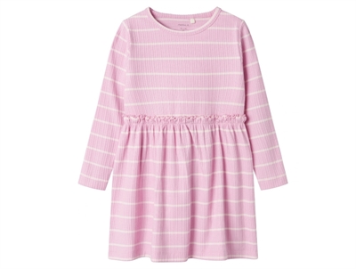 Name It pastel lavender/festival bloom stribet kjole