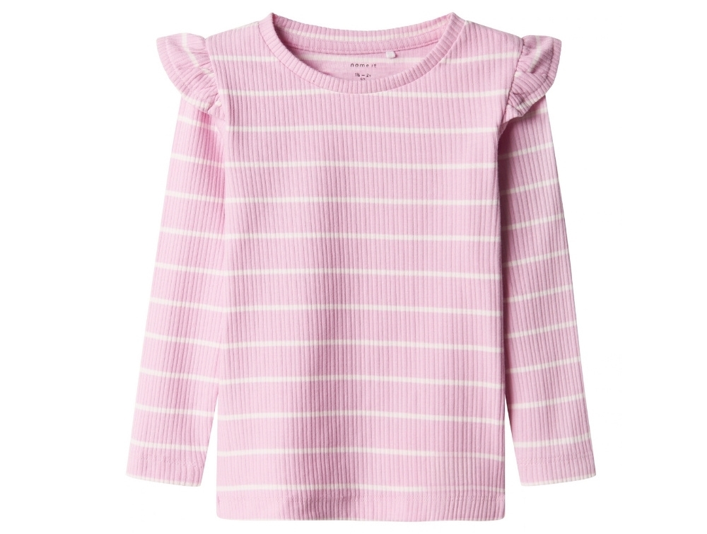 Name It Pastel Lavender/festival Bloom Stribet Top