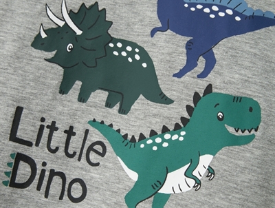 Name It grey melange dino top