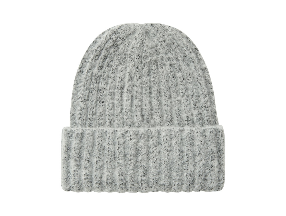 Name It Light Grey Melange Beanie Hue Akryl - Str. 9-12y
