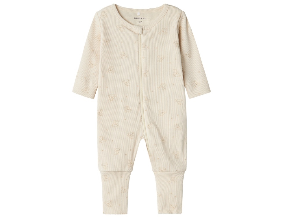 Name It Natdragt Rainy Day Med Bamseprint - Str. 1.5y 86cm billede