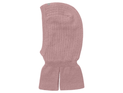 Name It balaklava i woodrose med vindtætte klapper