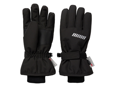 Name It TECH handsker i sort med velcrolukning