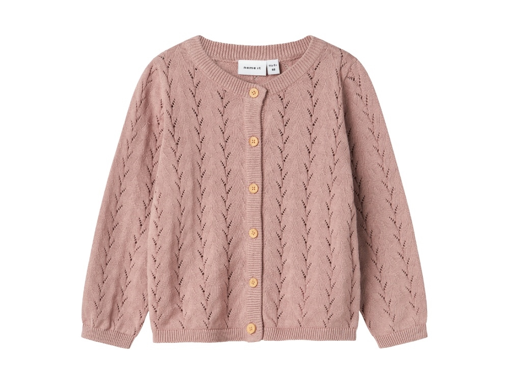 Name It Cardigan - Strik - Noos - NmfBanni - Deauville Mauve