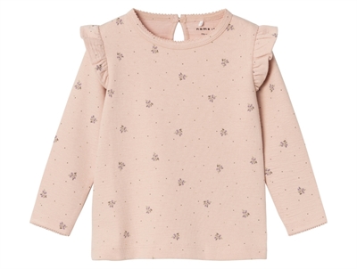 Name It rose smoke blomstret top
