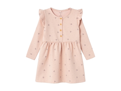 Name It rose smoke blomstret sweatkjole