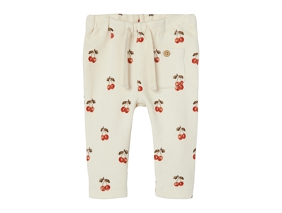 Lil Atelier whitecap gray/cherries sweatpants