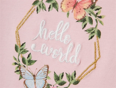 Name It parfait pink hello world body