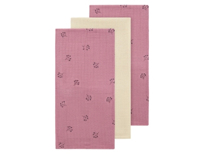 Name It mauve orchid stofble (3-pak)