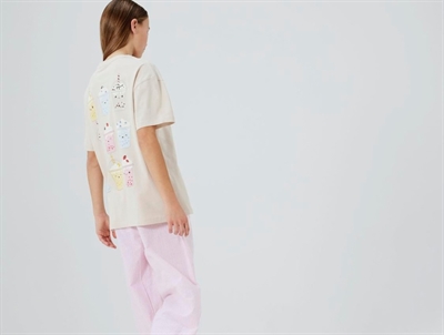 Name It oatmeal printet long t-shirt