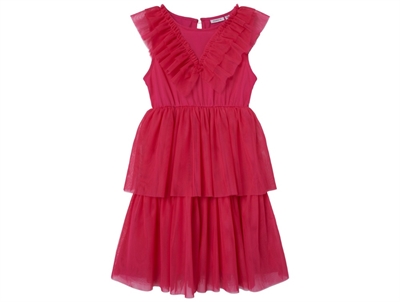 Name It pink peacock tyl kjole