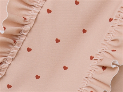 Lil Atelier rose dust hjerte badedragt