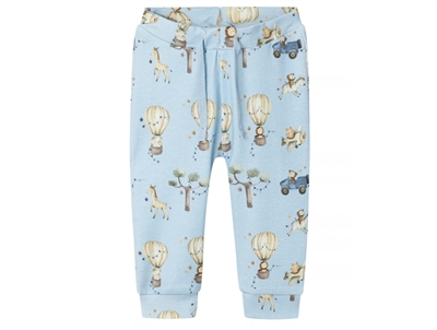 Name It chambray blue melange dyreprint bukser