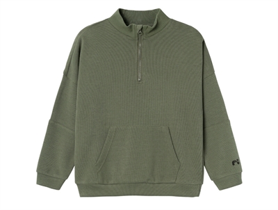Name It tea leaf halv lynlås sweatshirt