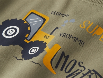 Name It MINI sweatshirt mermaid med traktorprint