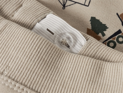 Name It MINI sweatpants island fossil med gravemaskineprint