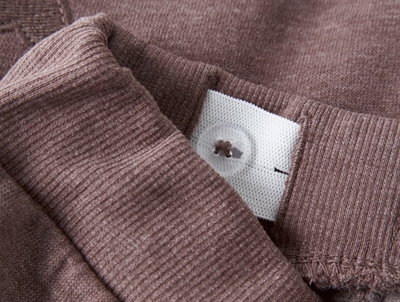 Name It MINI sweatpants peppercorn med hjertebroderi