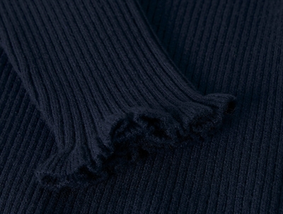 Name It dark sapphire slim strikbluse