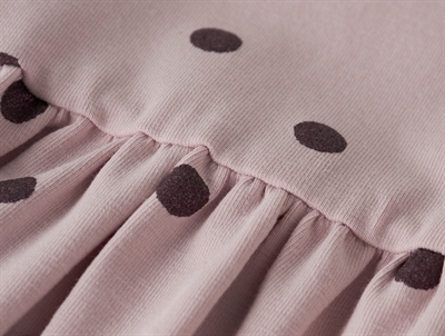 name it mini kjole i lyserød burnished lilac med prikprint