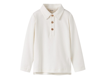 Lil\' Atelier bluse i rahvid nuance med krave og knapper set forfra