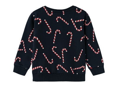 Name It dark sapphire julestok sweatshirt