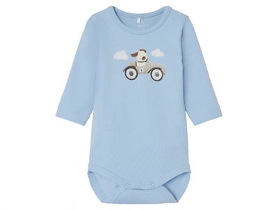 Name It chambray blue hundeprint body
