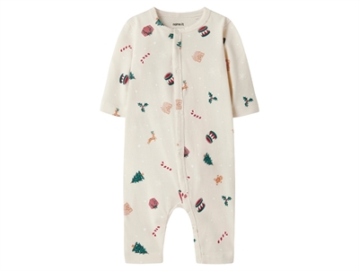 Name It natsuit whitecap gray med juleprint