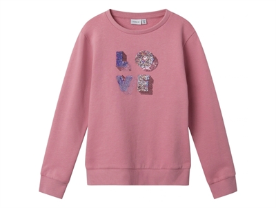 Name It cashmere rose paillet sweatshirt