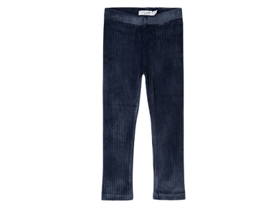 Name It dark sapphire velour leggings